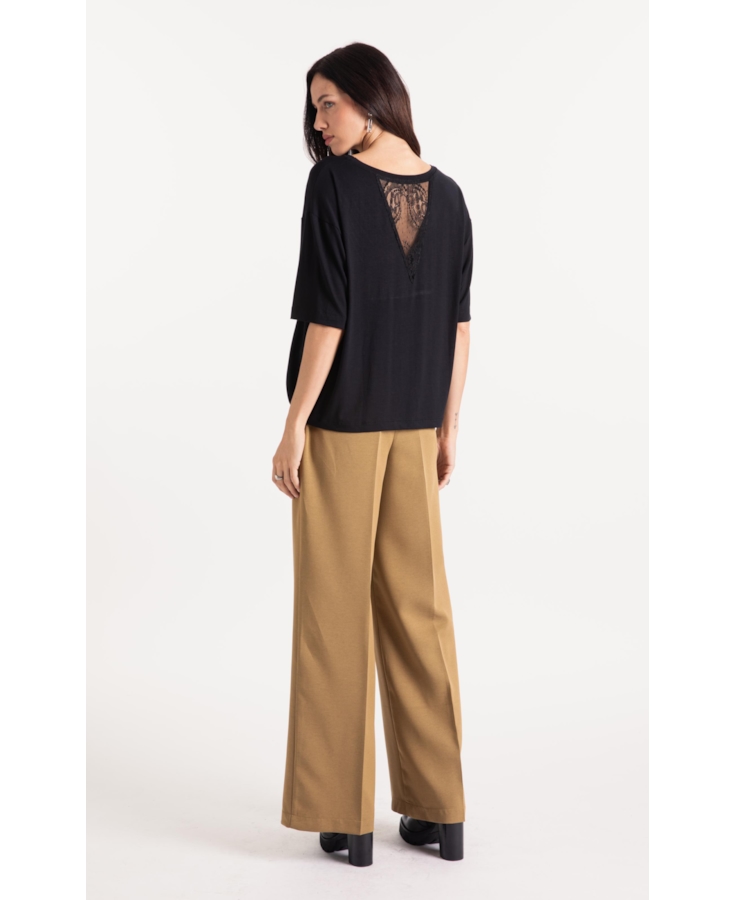 Calça Lilla Patte D`eph Buttons Ocre